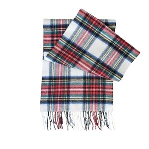 John Hanly Tartan Lambswool Muffler Scarf Made in Ireland